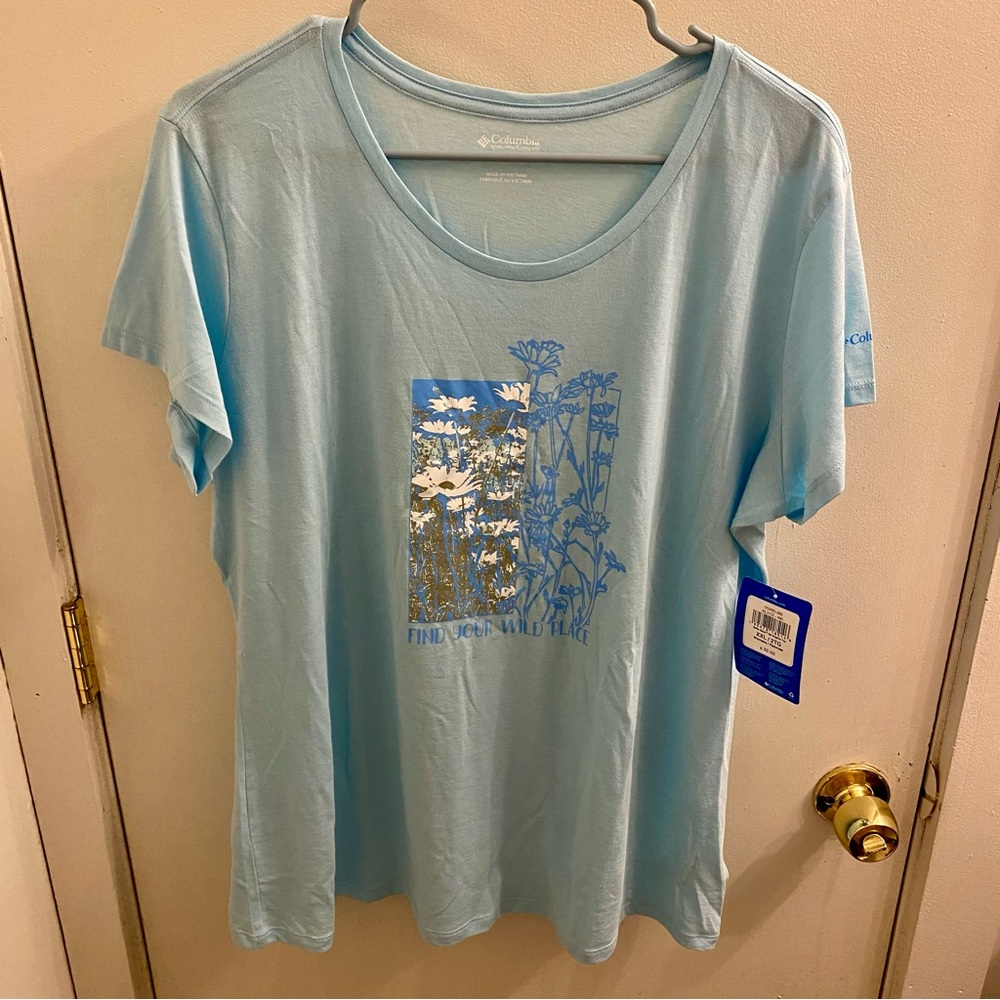 NWT Columbia Graphic Tee Shirt Size XXL - Picture 4 of 7